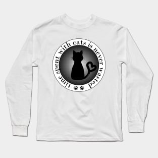 life is better with cats Long Sleeve T-Shirt